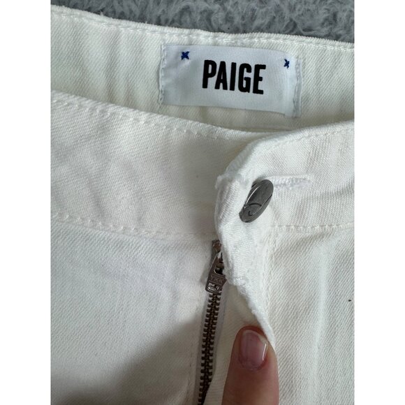 Paige Womens Cream Denim Shorts Size 28 NWT 98% Cotton 2% Spandex Premium Qualit - Picture 7 of 12